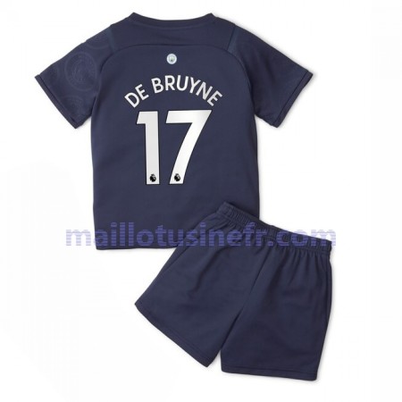 Maillot de Foot Manchester City Kevin De Bruyne 17 Troisième 2021-22 - Enfant